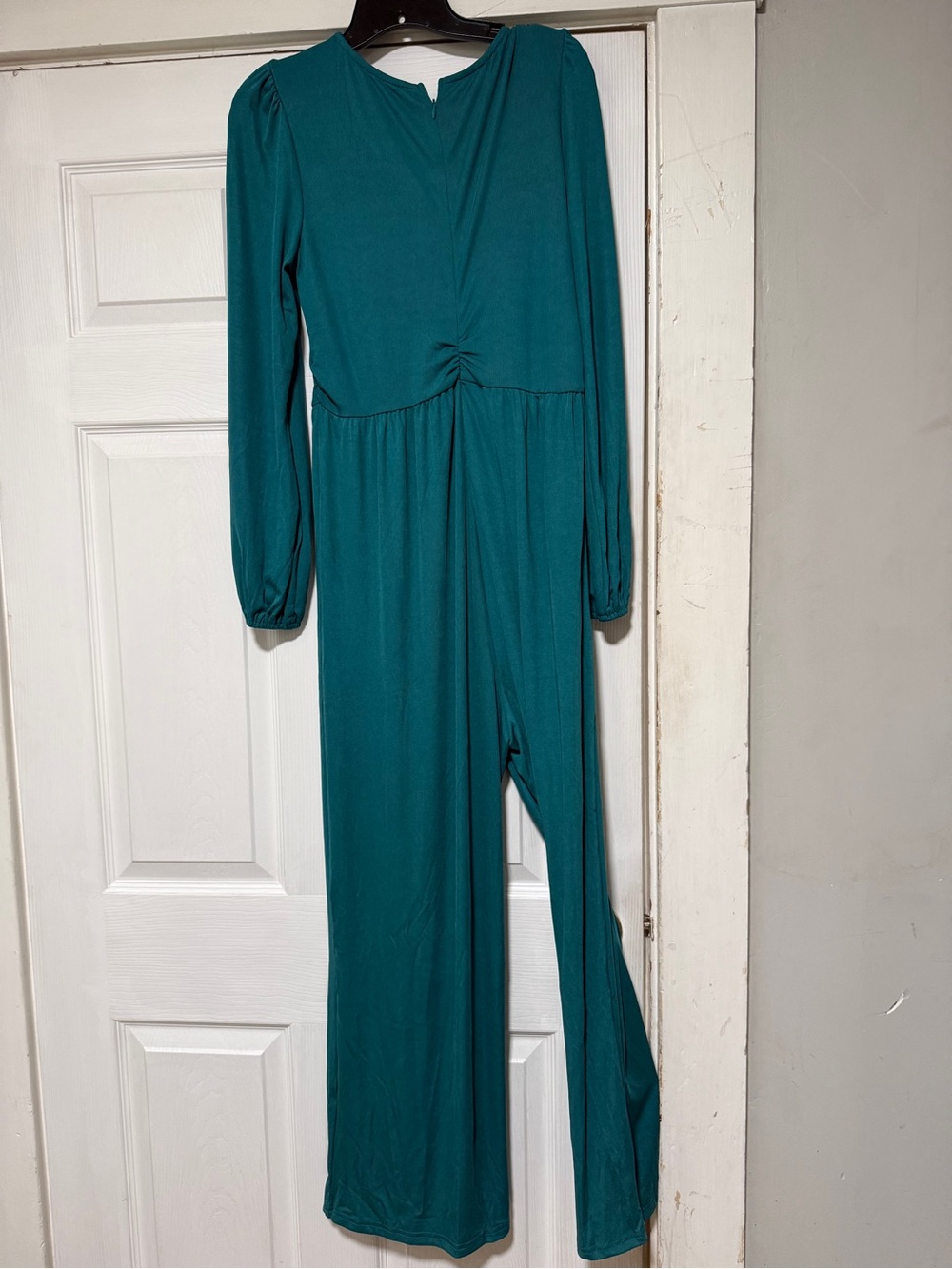 Teal Long Sleeve Jumpsuit
